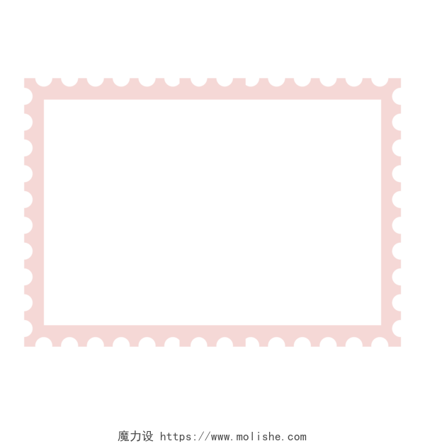  明信片邮票边框